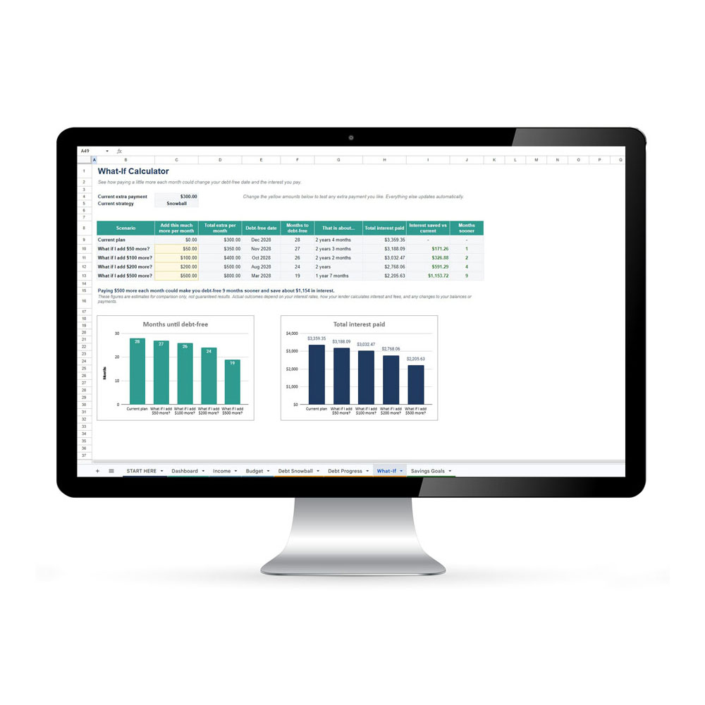 Smart Household Budget & Debt Snowball Planner
